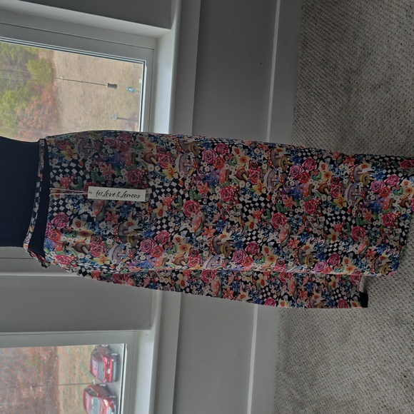 🍋For Love & Lemons Deidre Printed Midi Skirt - Picture 6 of 16